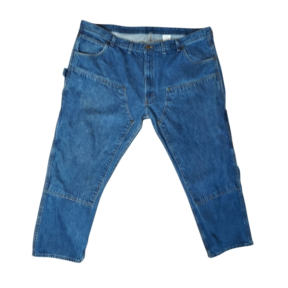 KEY Double Knee Denim Carpenter Cargo Jeans